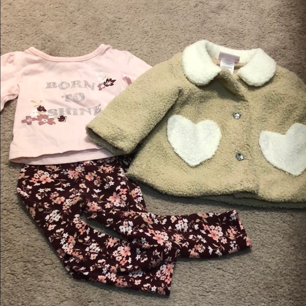 Baby Girl 3 piece set 12 months